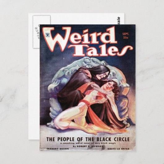 Volume van de Weird Tales 24 number 03 September 1 Briefkaart (Voorkant / Achterkant)