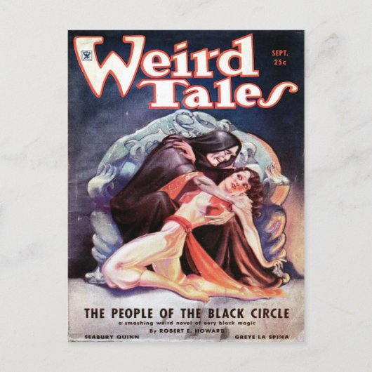 Volume van de Weird Tales 24 number 03 September 1 Briefkaart (Voorkant)