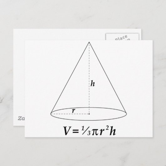 Volume van een kloon briefkaart (Voorkant / Achterkant)