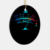 Volume VU Meter Audio Engineer Recording Keramisch Ornament (Rechts)