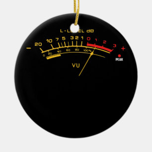 Volume VU Meter Audio Engineer Recording Keramisch Ornament