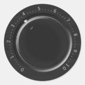 Volumeknop Sticker (Voorkant)