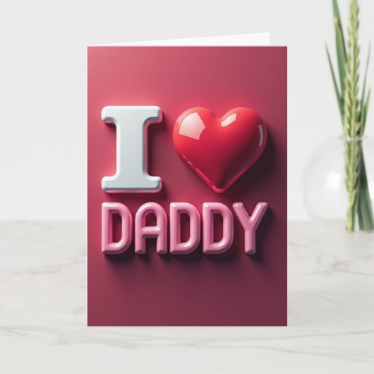 Volumetrisch Daddy Hart Kaart (Voorkant)