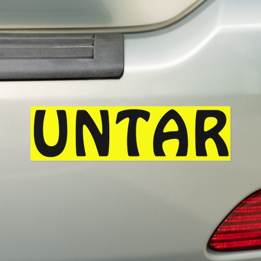 Voluntarisme Bumpersticker (Op auto)