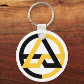 Voluntaryist Basic Button Sleutelhanger (Voorkant)