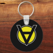 Voluntaryist Cirkel A Sleutelhanger (Voorkant)