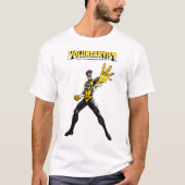 Voluntaryist Comic T-shirt met Logo (Voorkant)