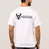 Voluntaryist Hero Shirt met achtergrondsymbool (Achterkant)