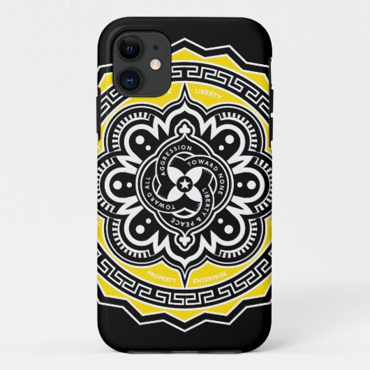 Voluntaryistische iPhone-gevallen Case-Mate iPhone Case (Achterkant)