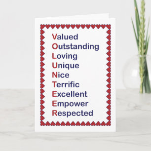 Volunteer Appreciation Bedankt Harten Rood Wit