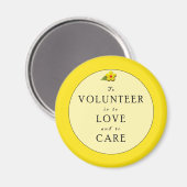 Volunteer Appreciation Cadeau Magneet (Voorkant / Achterkant)