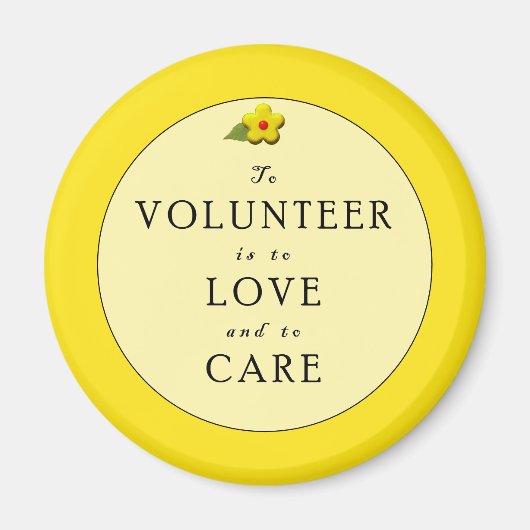 Volunteer Appreciation Cadeau Magneet (Voorkant)