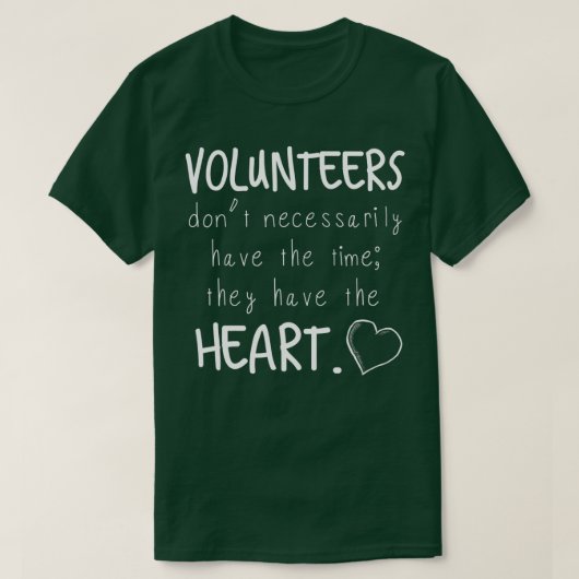 Volunteer Appreciation Cadeau T-shirt (Design voorkant)