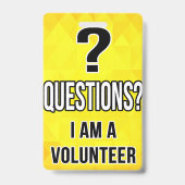 Volunteer Badge (Back)