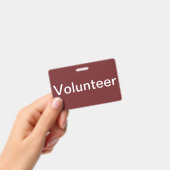 Volunteer Badge (Handheld)