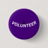 VOLUNTEER Badge Button (Voorkant)
