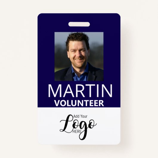 Volunteer Badge | Custom Name Tag (Voorkant)