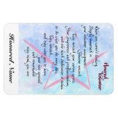 Volunteer Bedankt en Appreciezer Magnet Magneet (Horizontaal)