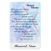 Volunteer Bedankt en Appreciezer Magnet Magneet (Verticaal)