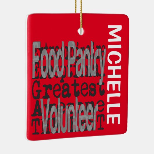 Volunteer Extraordinaire CUSTOM Keramisch Ornament (Rechts)