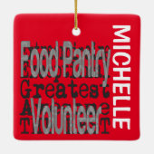 Volunteer Extraordinaire CUSTOM Keramisch Ornament (Achterkant)