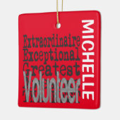 Volunteer Extraordinaire CUSTOM Keramisch Ornament (Links)