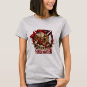 Volunteer FireFighter Bulldog T-shirt (Voorkant)