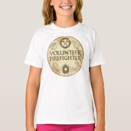 Volunteer Firefighter Grunge T-shirt