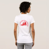 Volunteer Firefighter Helmut Logo T-shirt (Achterkant volledig)