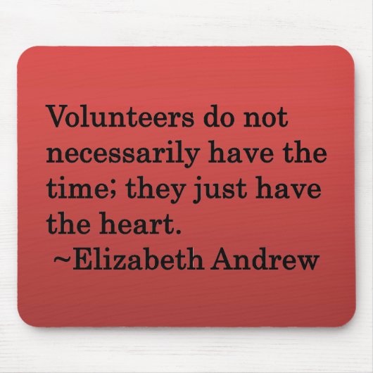 Volunteer Heart Muismat (Voorkant)