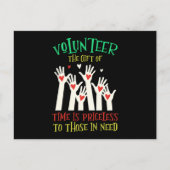 Volunteer Heart Vlunteers Volunteering Kindness Ch Briefkaart (Voorkant)