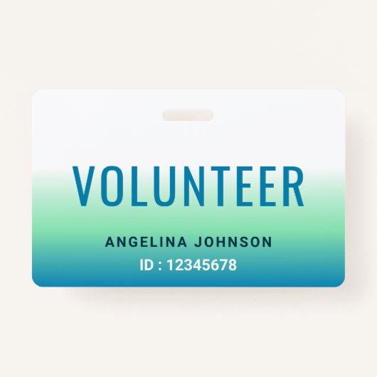 Volunteer-ID Badge (Voorkant)