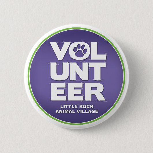 "Volunteer, LRAV"-Button Ronde Button 5,7 Cm (Voorkant)