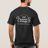 "Volunteer, LRAV" T-shirt (zwart) (Achterkant)