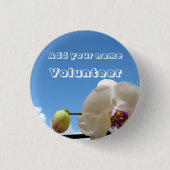 Volunteer Orchid Button (Voorkant)