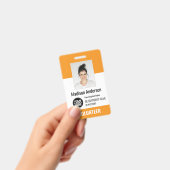 Volunteer Photo ID Badges with Clip or Lanyard (Handheld)