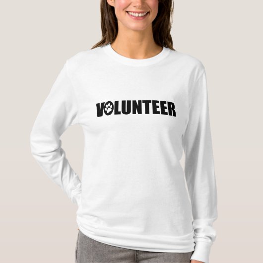 Volunteer (poetafdruk) Sweatshirt (Voorkant)