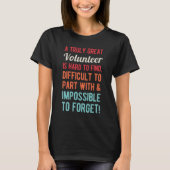Volunteer Quote T-shirt (Voorkant)