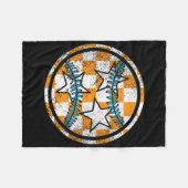 Volunteer State Orange Tennessee Sell Softll Tenne Fleece Deken (Voorkant (Horizontaal))