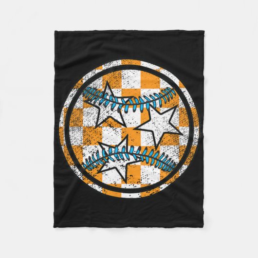 Volunteer State Orange Tennessee Sell Softll Tenne Fleece Deken (Voorkant)