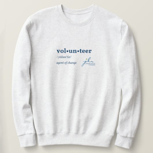Volunteer Sweatshirt (Design voorkant)