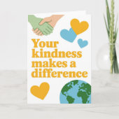 Volunteer Thank You Card Kaart (Voorkant)