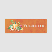 Volunteer Usher Herfst Autumn Harvest Thanksgiving Naamplaatje (Voorkant)