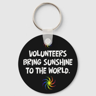 Volunteers bring sunshine to the world sleutelhanger