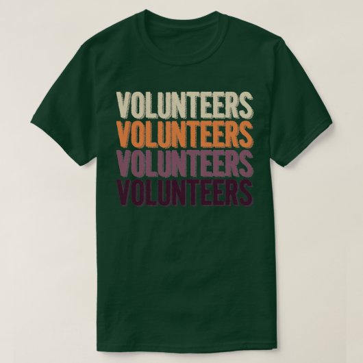Volunteers  reine vrijwilliger t-shirt (Design voorkant)