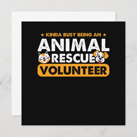 Volunteers voor dierenredding, ch kaart (Voorkant / Achterkant)