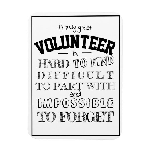 Volunter Appreciation Dank u het manuscript witte Magneet (Verticaal)