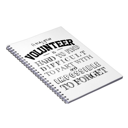 Volunter Appreciation Dank u het manuscript witte  Notitieboek (Rechterzijde)
