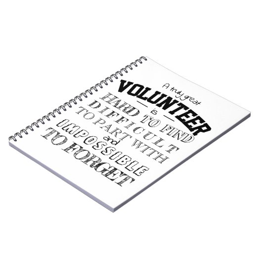 Volunter Appreciation Dank u het manuscript witte  Notitieboek (Linkerzijde)