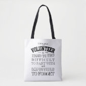 Volunter Appreciation Dank u het manuscript witte  Tote Bag (Voorkant)
